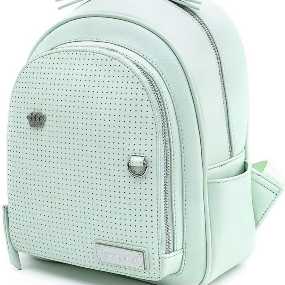 Loungefly Seafoam green pin backpack Disney